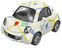 Cute illustration of a car w